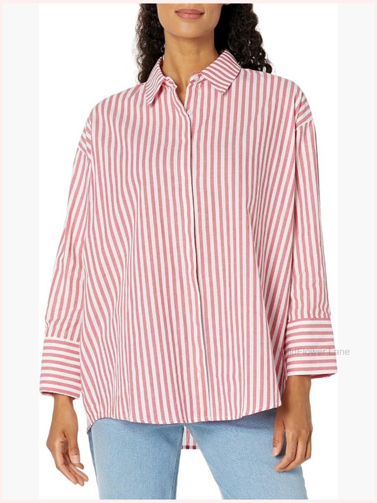 Women's Regular Fit Long Sleeve Button Down Shirt
